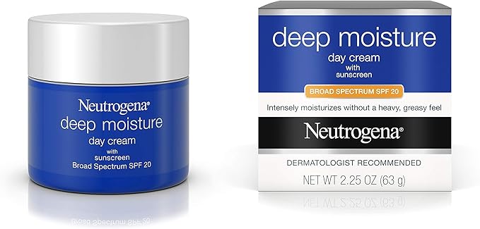 neutrogena deep moisture day cream spf 20, 2.25 ounce